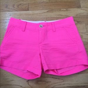 Pink Callahan Lilly Pulitzer shorts